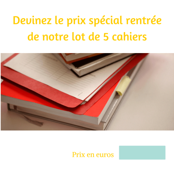 Devinez le prix spécial rentrée de notre (1)