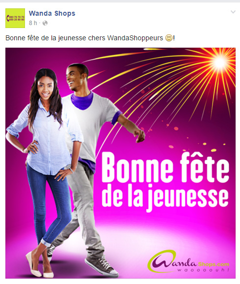 Page Facebook Wanda Shops