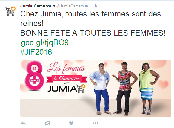 Compte twitter Jumia