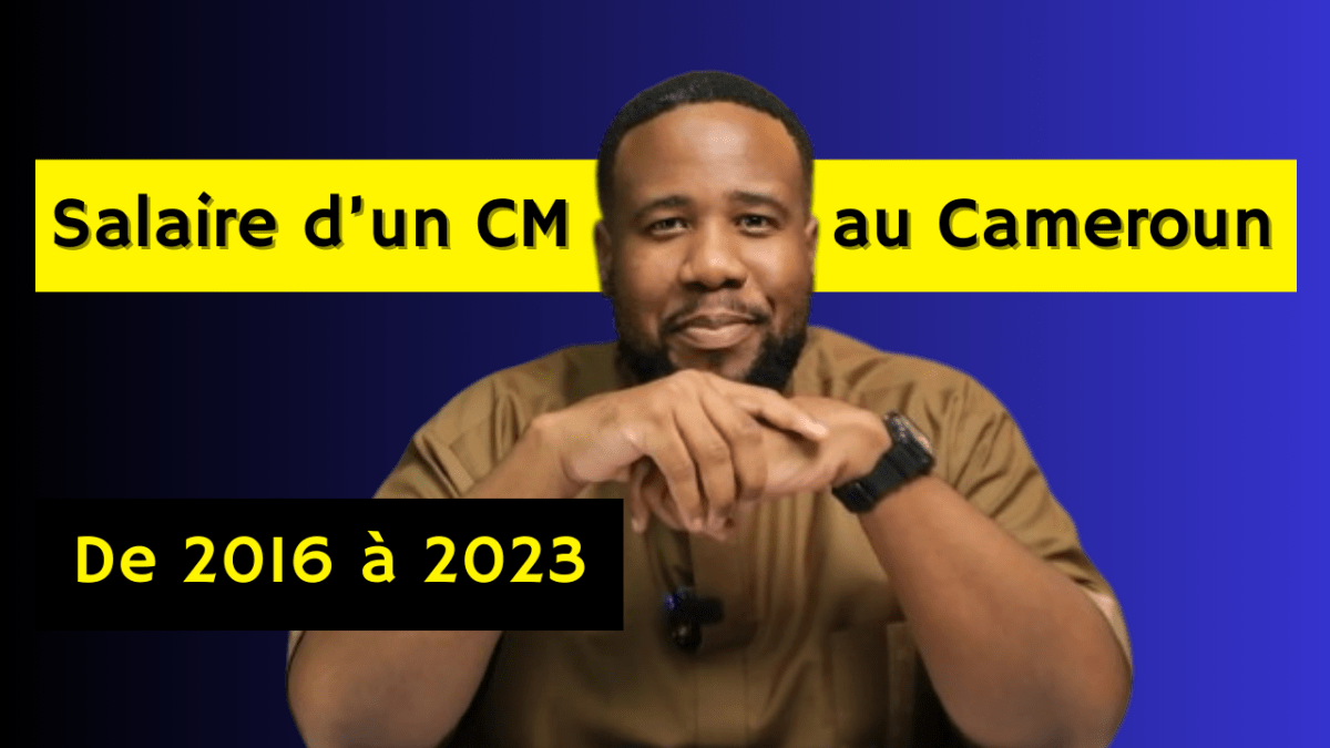 Évolution du salaire moyen du Community Manager au Cameroun&nbsp;(2016-2023)